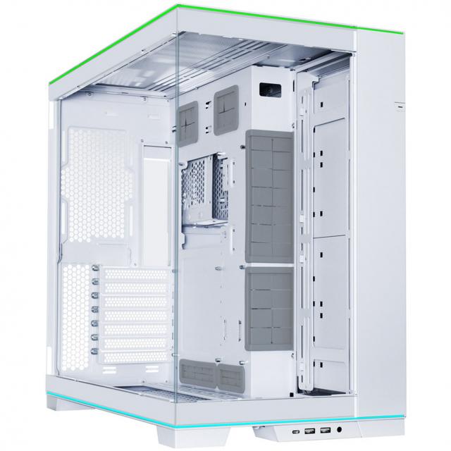 Case Lian Li PC-O11 Dynamic EVO RGB Mid-Tower, Tempered Glass, White 