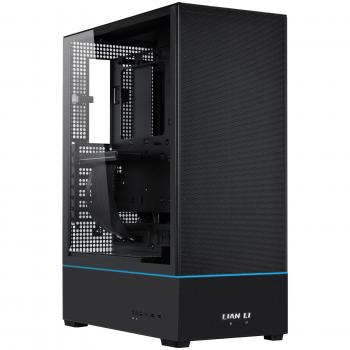 Case Lian-Li SUP01X Mid-Tower, Tempered Glass, Black