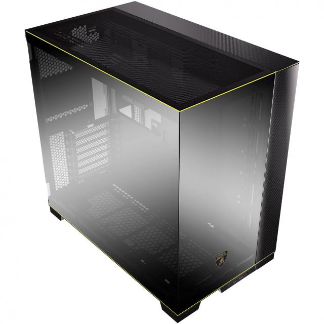 Case Lian Li PC-O11D EVO RGB Lamborghini Edition, Tempered Glass, Black 