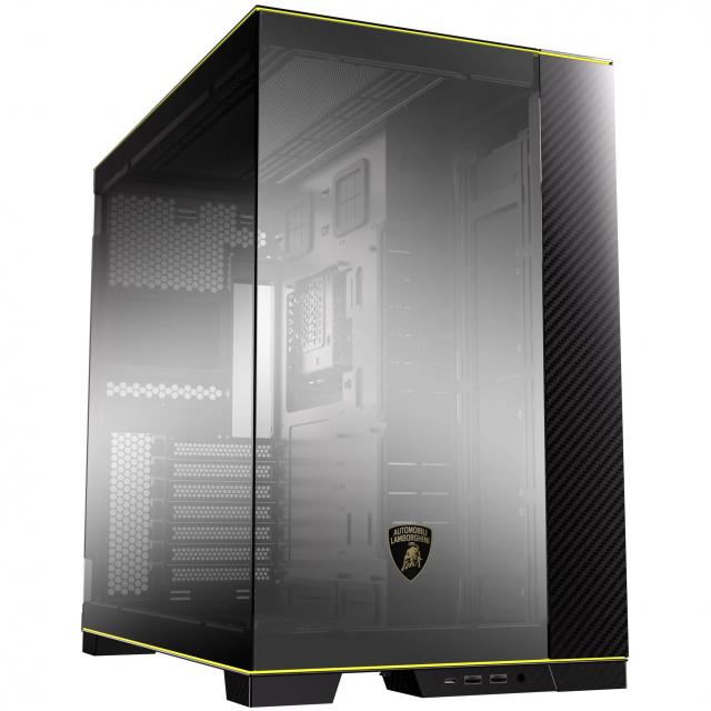 Case Lian Li PC-O11D EVO RGB Lamborghini Edition, Tempered Glass, Black 