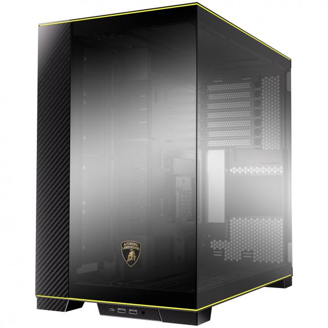 Case Lian Li PC-O11D EVO RGB Lamborghini Edition, Tempered Glass, Black 