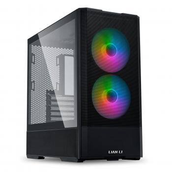 Case Lian Li LANCOOL 207 Mid-Tower, Tempered Glass, Black