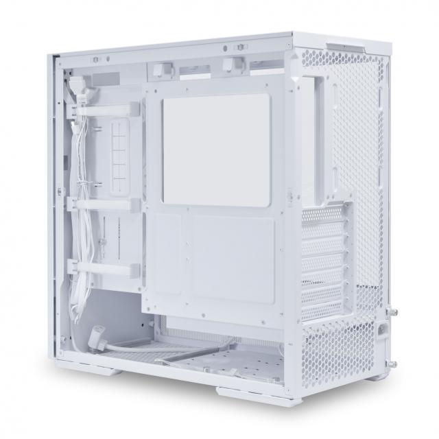 Case Lian Li LANCOOL 207 Mid-Tower, Tempered Glass, White 