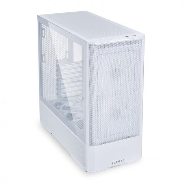 Case Lian Li LANCOOL 207 Mid-Tower, Tempered Glass, White 