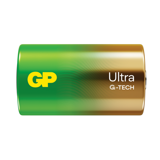 Алкална батерия GP ULTRA LR20 /2 бр. в опаковка/ 1.5V GP-BA-13AU21-SB2 