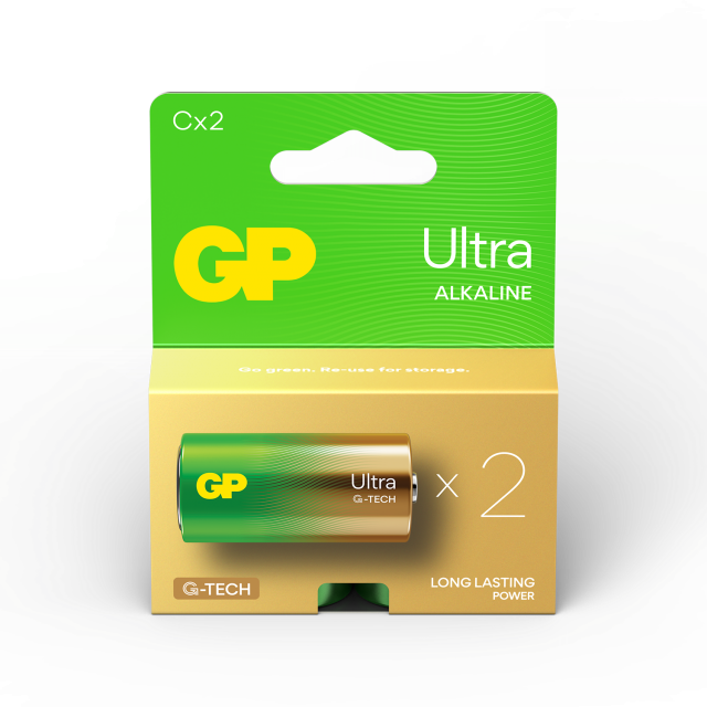 Алкална батерия GP ULTRA LR14 /2 бр. в опаковка/ 1.5V 