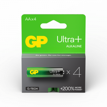 Алкална батерия GP ULTRA PLUS LR6 AA /4 бр. в опаковка/ 1.5V