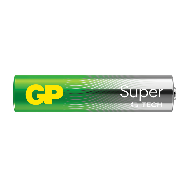 Алкална батерия GP SUPER LR03 AAA, 2 бр. в опаковка / shrink, 1.5V, GP24A 