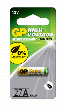 GP Alkaline battery 12 V / Pack  1 pcs. / Alarm A27