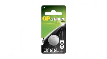 Lithium Button Battery GP CR1616 3V 1 pc in blister /price for 1 battery/  GP