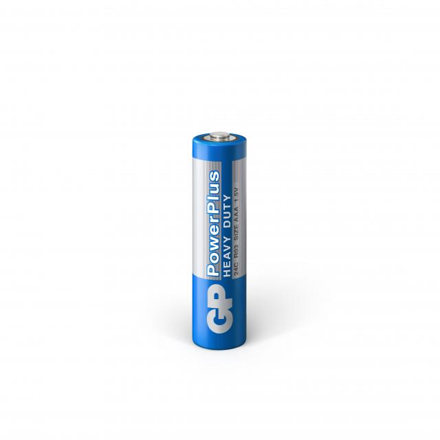Цинк карбонова батерия GP POWERPLUS  R03 AAA 4 бр. shrink 1.5V 