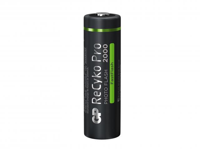 Rechargeable Battery GP R6 AA 2000mAh RECYKO + PRO Fast Flash GP-BR-210AAHCF-APCEB4 NiMH 4 pcs. pack GP 