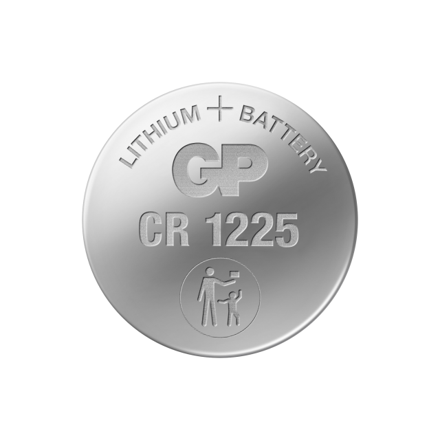 Литиева бутонна батерия GP  CR1225 3V  1 бр. в блистер /цена за 1 бр./ 