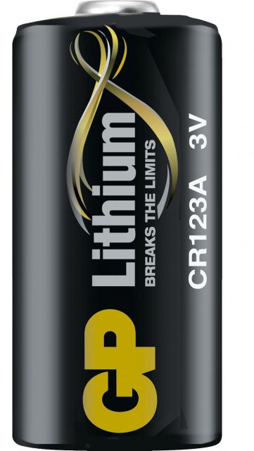 Lithium Photo Battery GP CR123 3V 