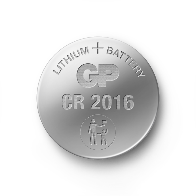 Литиева бутонна батерия GP CR2016 3V 5 бр. в блистер /цена за 1 бр./ GP 