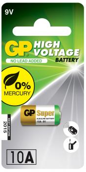 GP  A 10 Alkaline battery 9V remote /5br./pack price for 1 pc. /