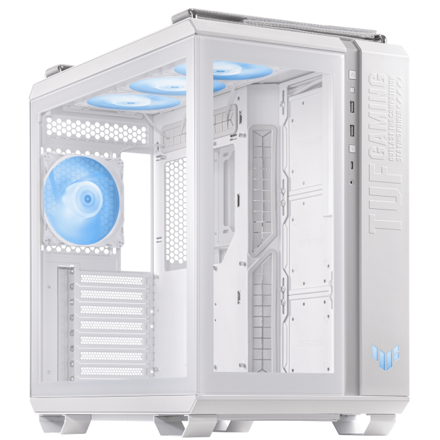 Кутия ASUS TUF Gaming GT502 PLUS ARGB WHITE EDITION 