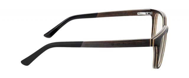 Computer glasses GUNNAR Muir Ebony (wood),  Clear Pro 