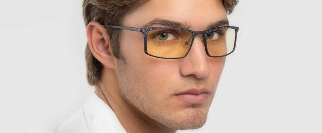 Компютърни очила GUNNAR Plaid Graphite - Amber 