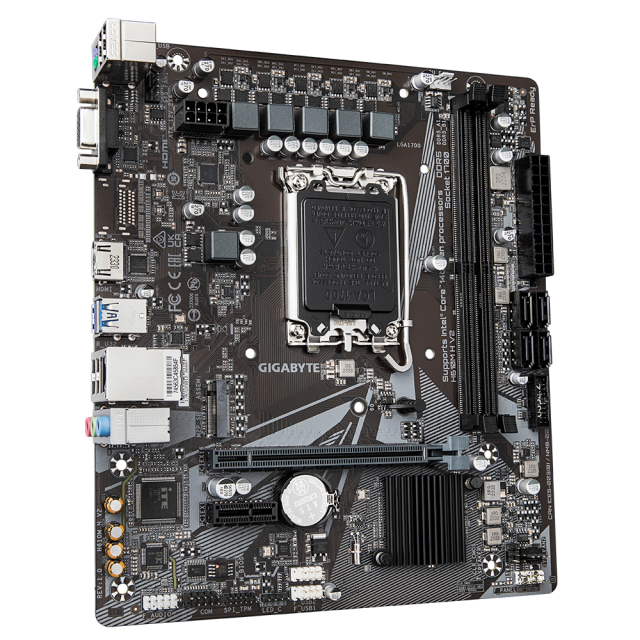 Дънна платка GIGABYTE H610M H V2 Socket 1700, DDR5 rev 1.0, Micro ATX 