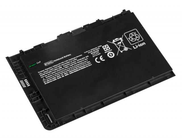 Laptop Battery for HP EliteBook Folio 9470m 9480m / 14,4V 3500mAh  GREEN CELL 