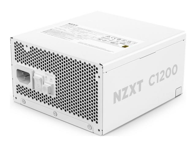 Power Supply NZXT C1200 White 1200W 80+ Gold ATX 3.1 - Fully Modular 