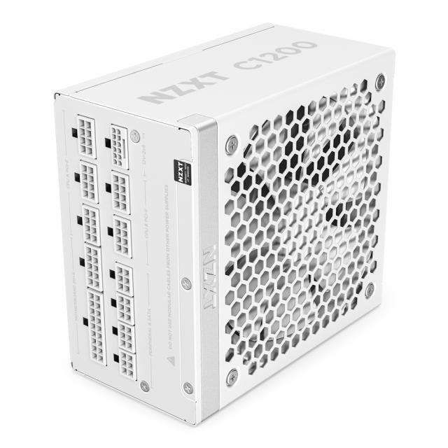 Power Supply NZXT C1200 White 1200W 80+ Gold ATX 3.1 - Fully Modular 