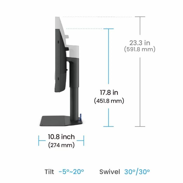 SW242Q - 24" 2K BenQ Photographer Monitor 