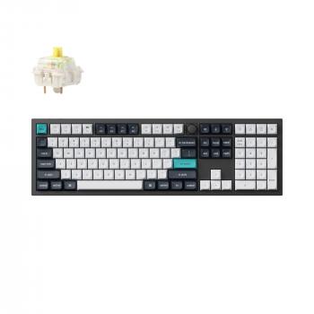 Безжична механичка клавиатура Keychron Q6 MAX Gateron Jupiter Banana Switch - Carbon Black