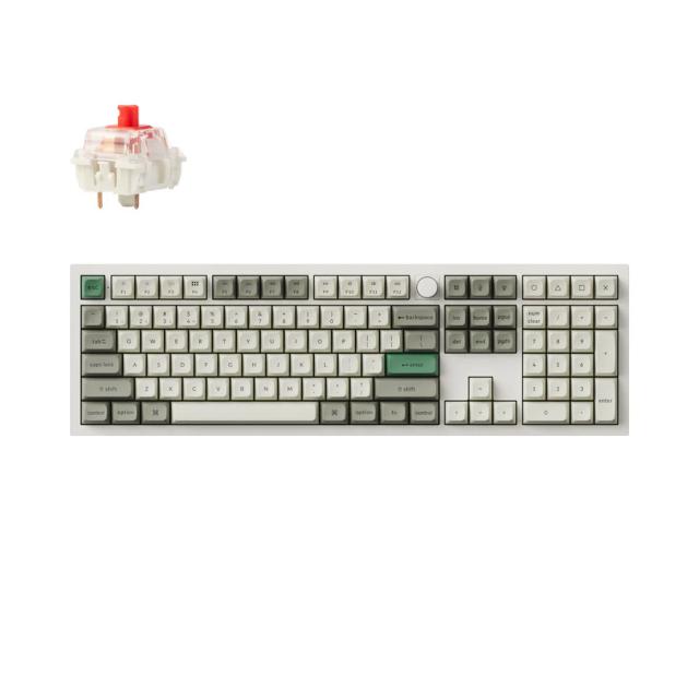 Механична клавиатура Keychron Q6 Max QMK Shell White - Gateron Jupiter Red 