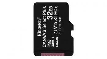 Memory card Kingston Canvas Select Plus, microSDHC 32GB, Class 10 UHS-I, Bulk