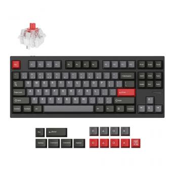 Mechanical Keyboard Lemokey L4 QMK TKL Navy Blue - Keychron Super Red Switch