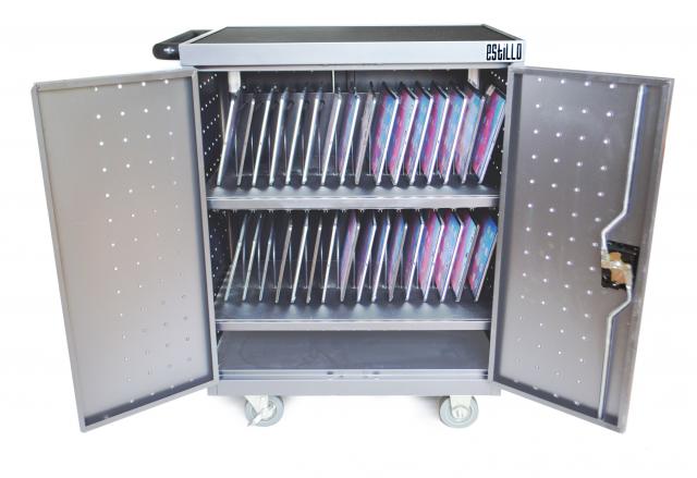 Tablet Storage and Charging Cart Estillo LP-1532 - For 32 mobile devices 