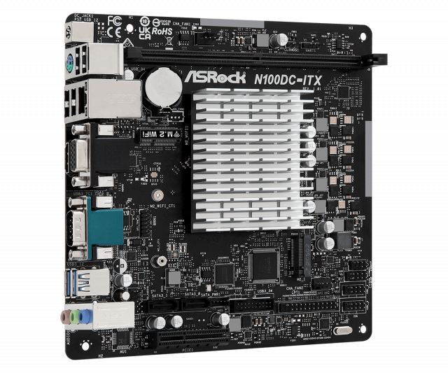 Motherboard ASROCK N100DC-ITX, Intel® Quad-Core Processor N105, Mini-ITX 