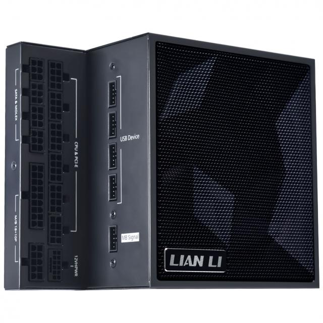 Power Supply Lian Li EDGE EG0850 Black 850W 80+ Platinum PCIe 5.1, ATX 3.1 