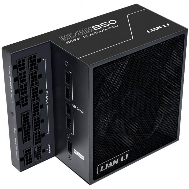 Power Supply Lian Li EDGE EG0850 Black 850W 80+ Platinum PCIe 5.1, ATX 3.1 