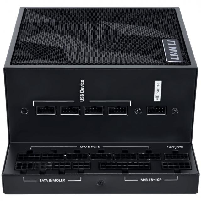 Power Supply Lian Li EDGE EG0850 Black 850W 80+ Platinum PCIe 5.1, ATX 3.1 