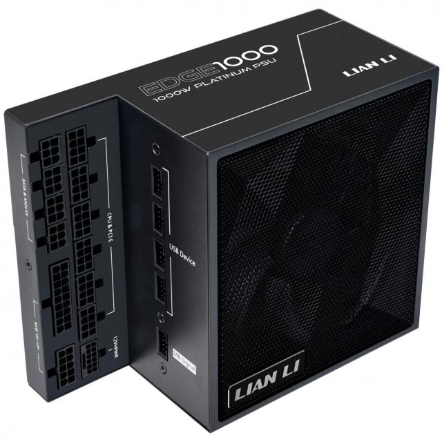 Power Supply Lian Li EDGE EG1000 Black 1000W 80+ Platinum PCIe 5.1, ATX 3.1 