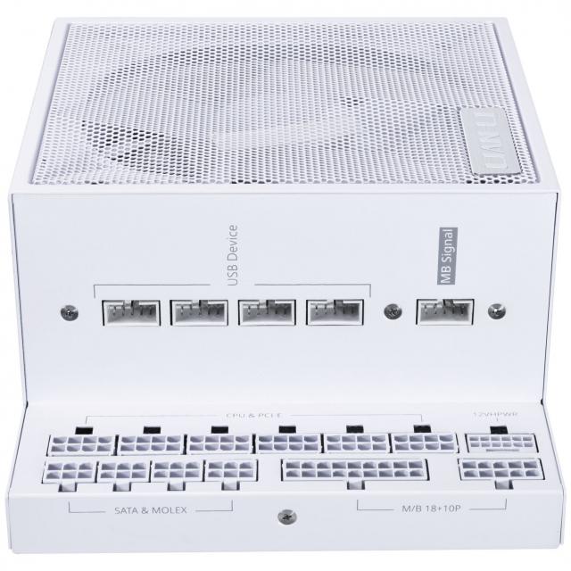 Power Supply Lian Li EDGE EG1000 White 1000W 80+ Platinum PCIe 5.1, ATX 3.1 