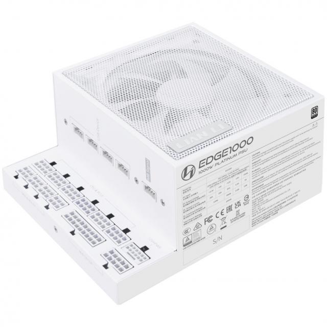 Power Supply Lian Li EDGE EG1000 White 1000W 80+ Platinum PCIe 5.1, ATX 3.1 