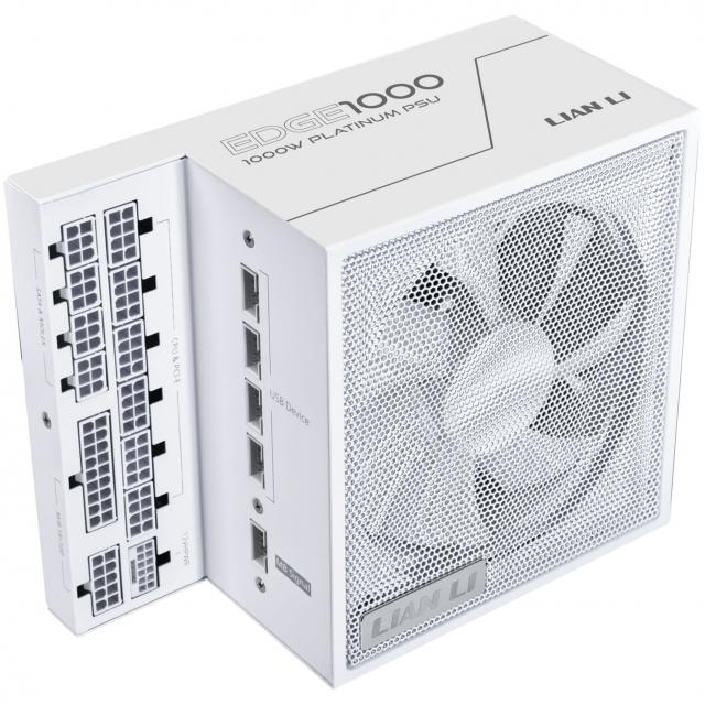 Power Supply Lian Li EDGE EG1000 White 1000W 80+ Platinum PCIe 5.1, ATX 3.1 