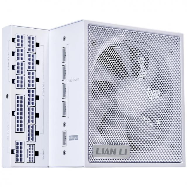 Power Supply Lian Li EDGE EG1300 White 1300W 80+ Platinum PCIe 5.1, ATX 3.1 