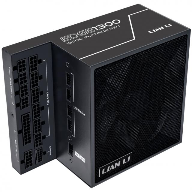 Power Supply Lian Li EDGE EG1300 Black 1300W 80+ Platinum PCIe 5.1, ATX 3.1 