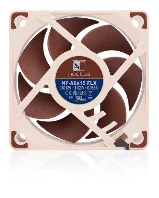 Вентилатор Noctua NF-A6x15 FLX, 60 x 60 x 15 mm 