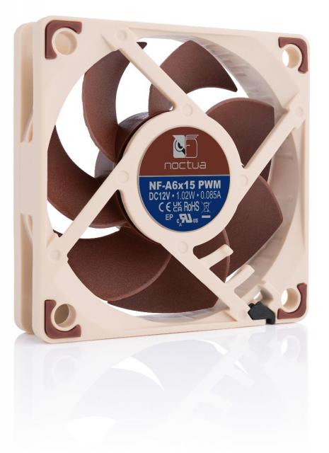 Вентилатор Noctua NF-A6x15 PWM, 60 x 60 x 15 mm 