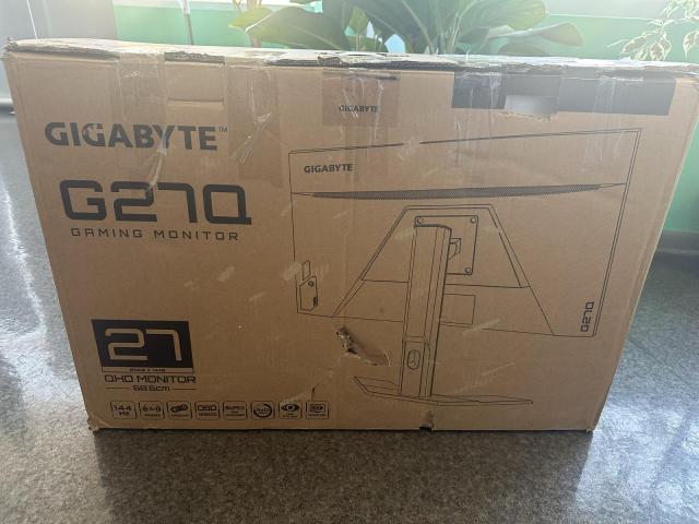 Геймърски Монитор Gigabyte G27Q-EK, QHD, 144hz, 1ms, Разопакован 