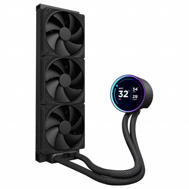 AIO Liquid Cooler NZXT Kraken Elite 360 V2 Black LCD Display 