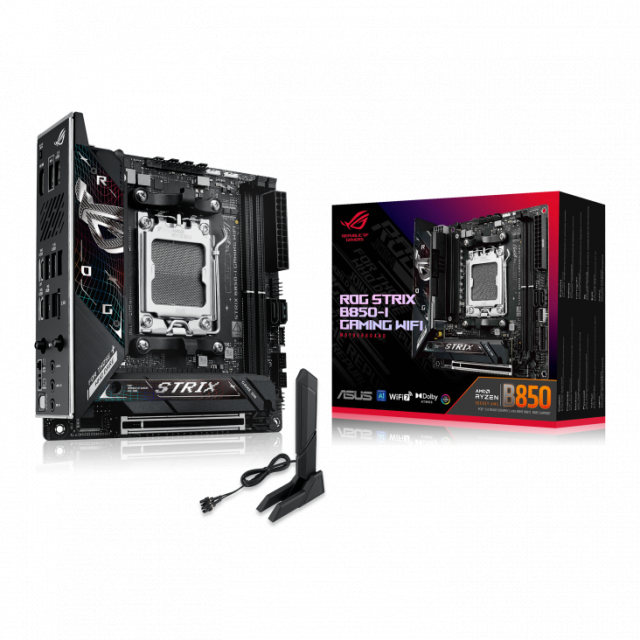 Дънна платка ASUS ROG STRIX B850-I GAMING WIFI 7 Mini-ITX, socket AM5 