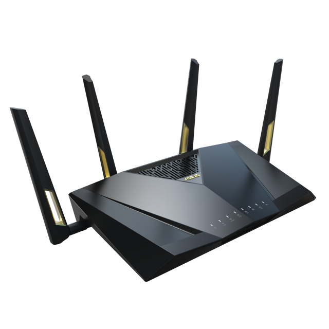 Wireless Router ASUS RT-AX88U Pro, AX6000 Dual Band WiFi 6 (802.11ax), AiProtection Pro, 6000 Mbps 