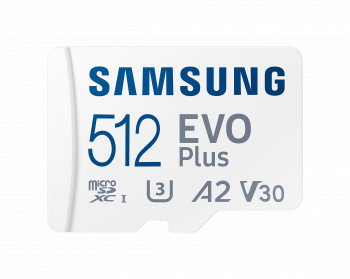 Memory card Samsung EVO Plus microSDXC, 512GB, Adapter